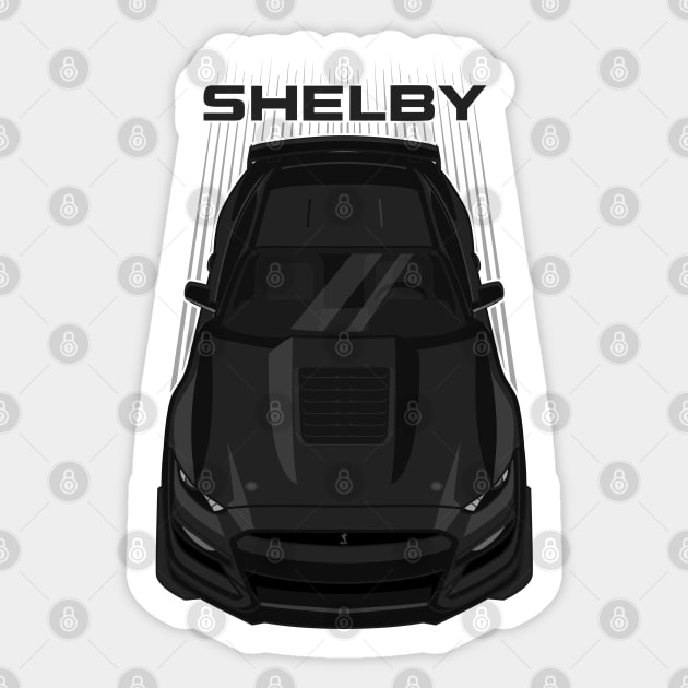 Ford Mustang Shelby GT500 2020-2021 - Black Sticker by V8social